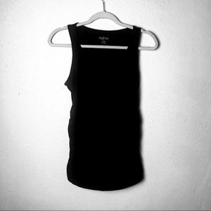 A:glow black maternity Tank